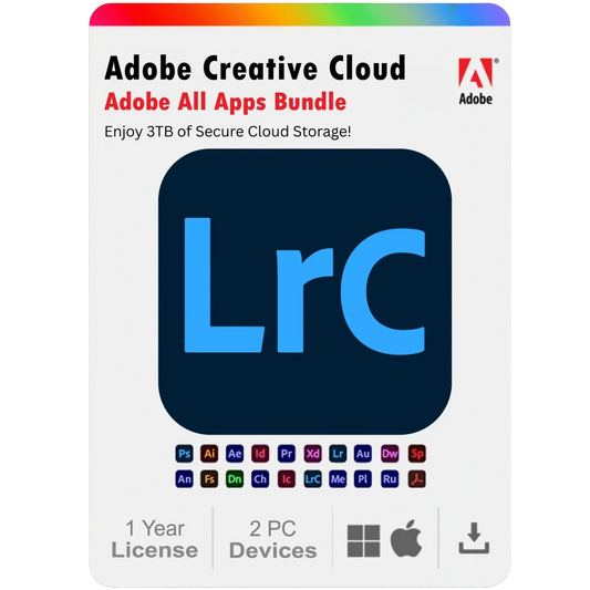 Adobe Lightroom Classic 2025 1 Year Subscription For Windows And Mac 2PC